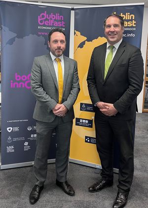 Cllr Pete Byrne and Mayor Adrian Henchy, Chair and Co-Chair of the DBEC Political Advisory Group.